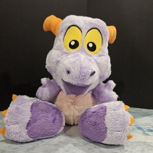 Disney Figment Big Foot Plush EPCOT Purple Dragon 12" Imagination Ride Toy